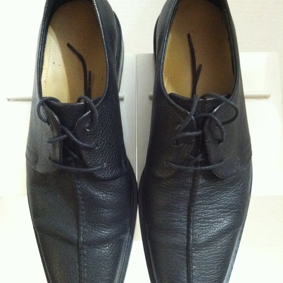 COLE HAAN MENS PRE-OWNED BLACK LEATHER DRESS SHOES SIZE: 9.5M main image 6